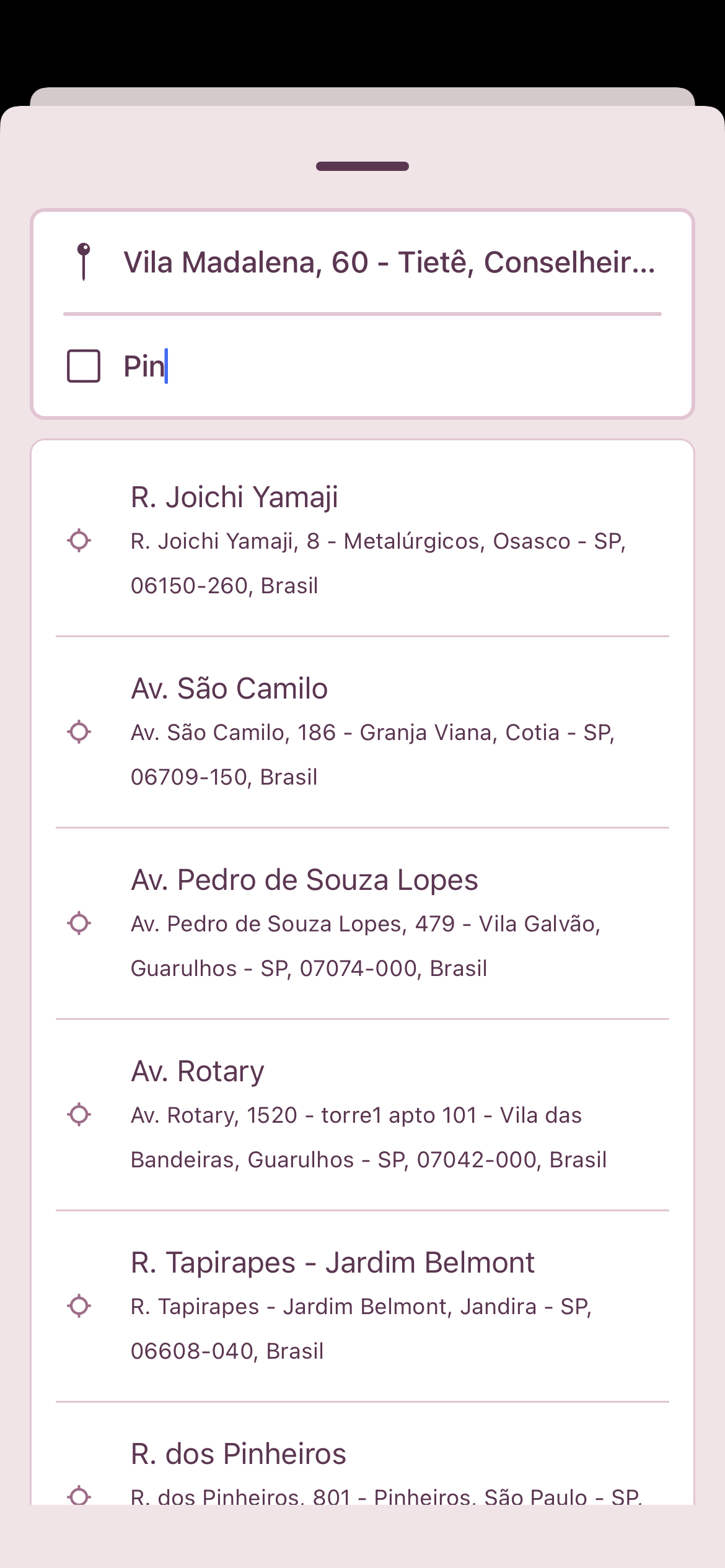 Solicitação